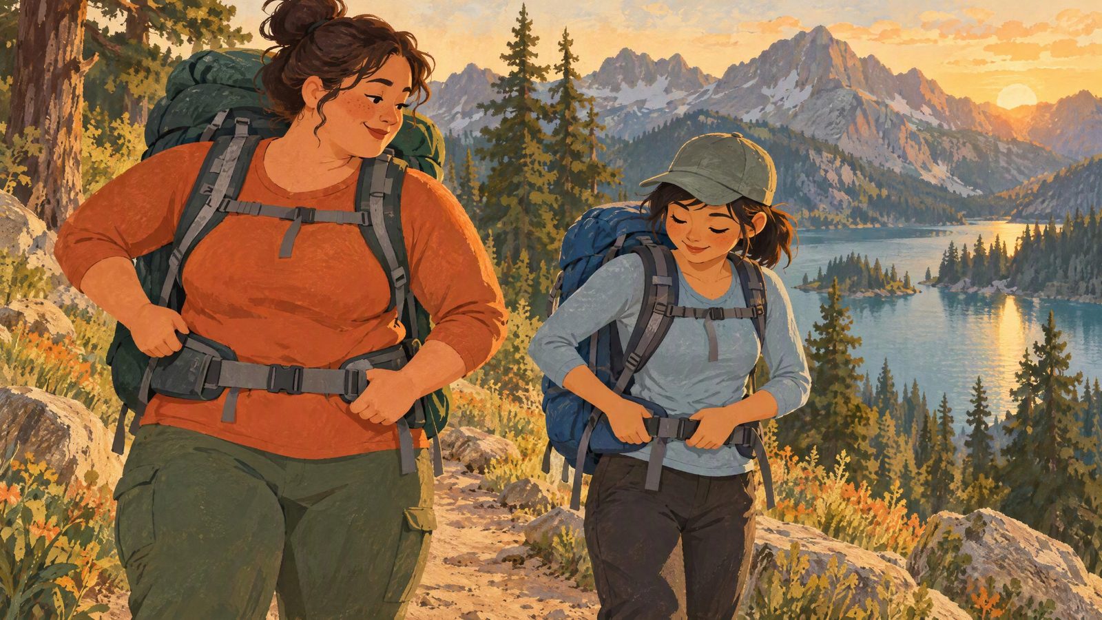Illustration for Women's and Plus-Size Fit